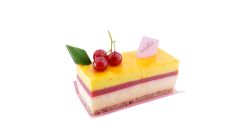 Mango curd slice