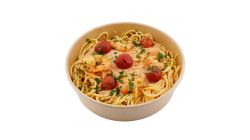 Spaghetti mit Black Tiger Crevetten