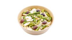 Spring penne with asparagus - vegan