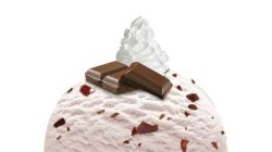 Stracciatella Di Panna ice cream scoop
