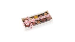 10 pc. Logo Pralines In Acetate Box