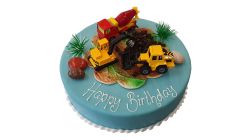 Cars Colour Cake Round 