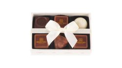 6er Box mit Logo-Pralinés Siebdruck
