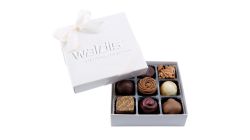 9 pc. Praline Box White
