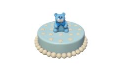 Color-Torte rund Baby Boy