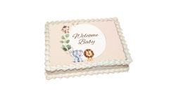 Fototorte Baby neutral