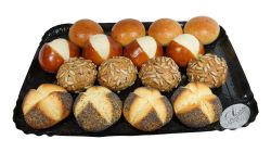 Mini Rolls Silver Cardboard 25 pc.