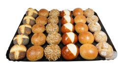 Mini Rolls Silver Cardboard 25 pc.
