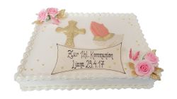 Communion Prayer Carré Cake