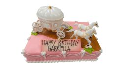 Princess Colour Cake Square