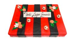Stripey Colour Cake Square