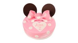 Minnie Colour Cake Round 