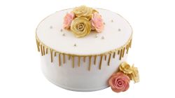Zebra Colour Cake Round