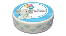 Mother's Day Hearts Colour Cake Round