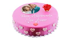 Rings Colour Cake Round