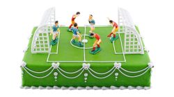 Soccer Colour Cake Square