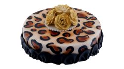Zebra Colour Cake Round