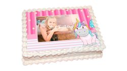 Photo Cake Little Hearts