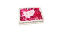 Photo Cake Rose Petals