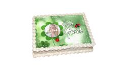 Photo Cake Lucky Clover