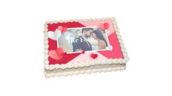 Photo Cake Little Hearts