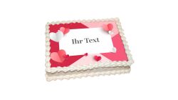 Photo Cake Hearts