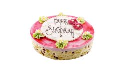 Himbeer-Quarktorte 6 Pers. mit Text