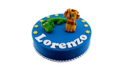 Color-Torte rund Zoo