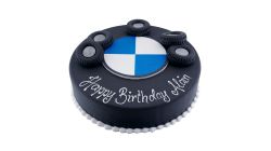 Motor Bike Colour Cake Round