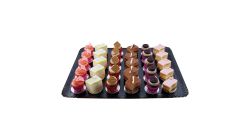 Mini Patisseries Silver Cardboard 30 pc. 