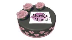 Mother's Day Hearts Colour Cake Round