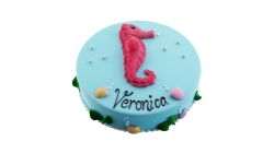 Seahorse Colour Cake Round 