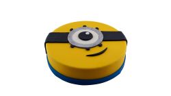 Minion Colour Cake Round 