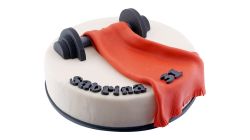Kitty Pink Colour Cake Round 