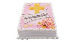 Communion Cross Carré Cake