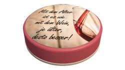 Color-Torte rund Wein